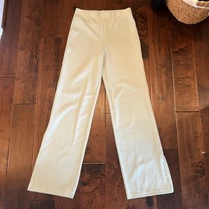 Ribbed mint green lounge pant